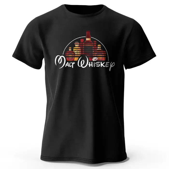 T-Shirt imprimé whisky malte pour hommes et femmes, 100% coton, surdimensionné, graphique drôle, hau