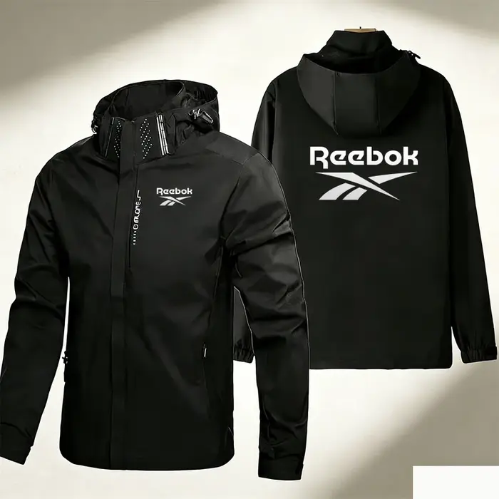 Veste de cyclisme imperméable pour homme avec logo Reebok / Vêtements de VTT / Manteau / Imperméable