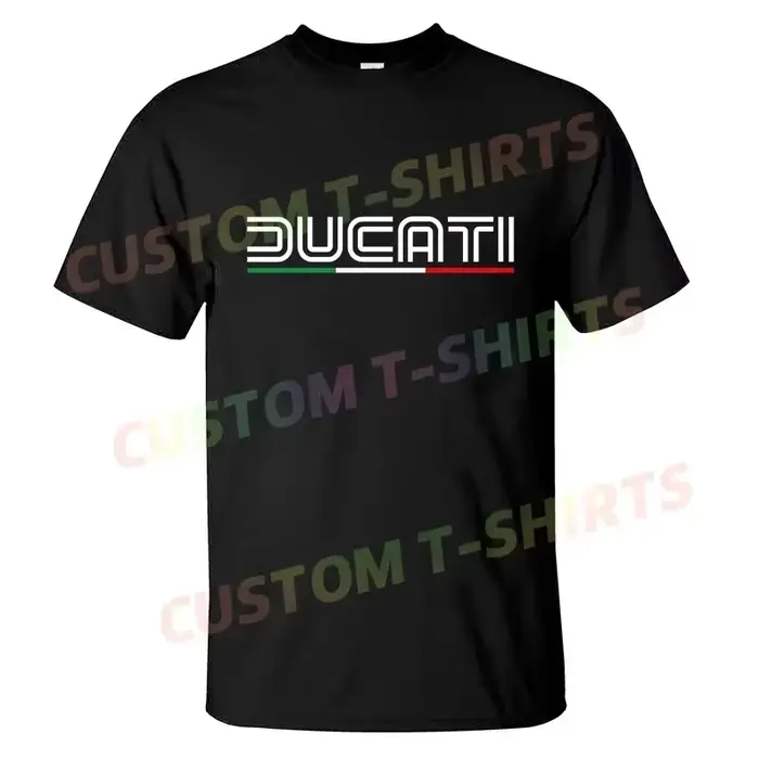 T-shirt décontracté 2026, nouvelle édition limitée, classique rétro, logo Ducatis Corse, t-shirt gra