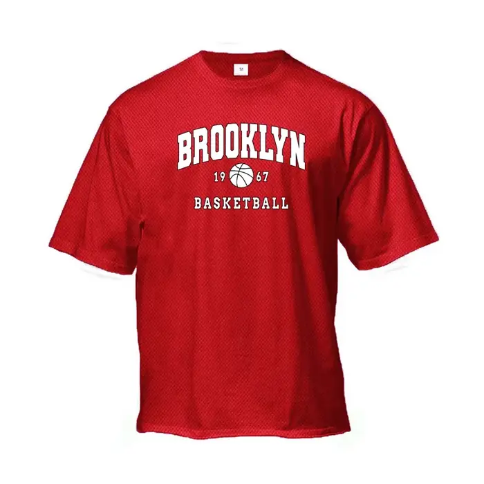Brooklyn-T-shirt de course imprimé basket-ball pour hommes