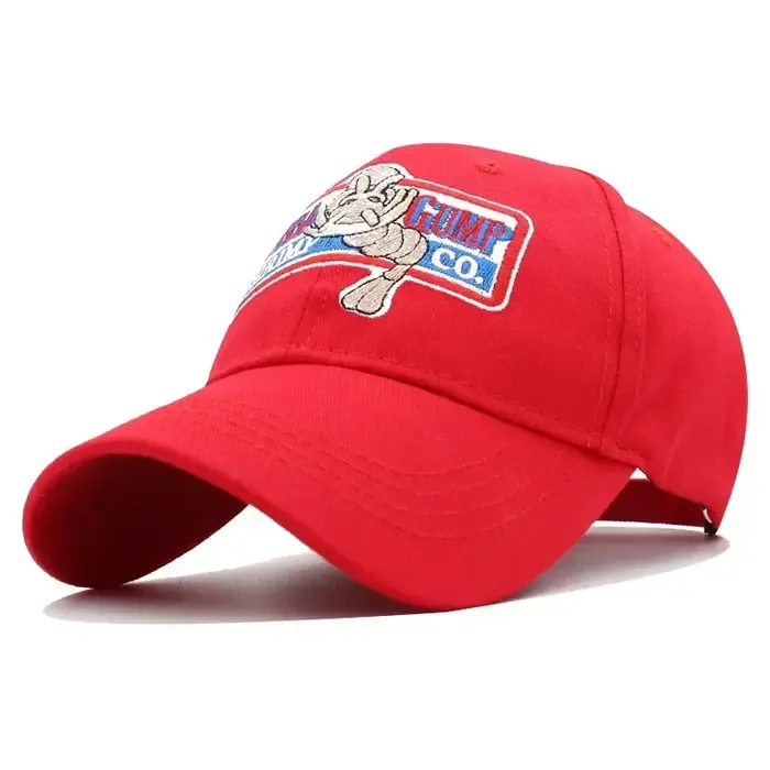 Adulte Forrest Bubba Gump Casquette Rouge Crevettes CO. Chapeau de Baseball