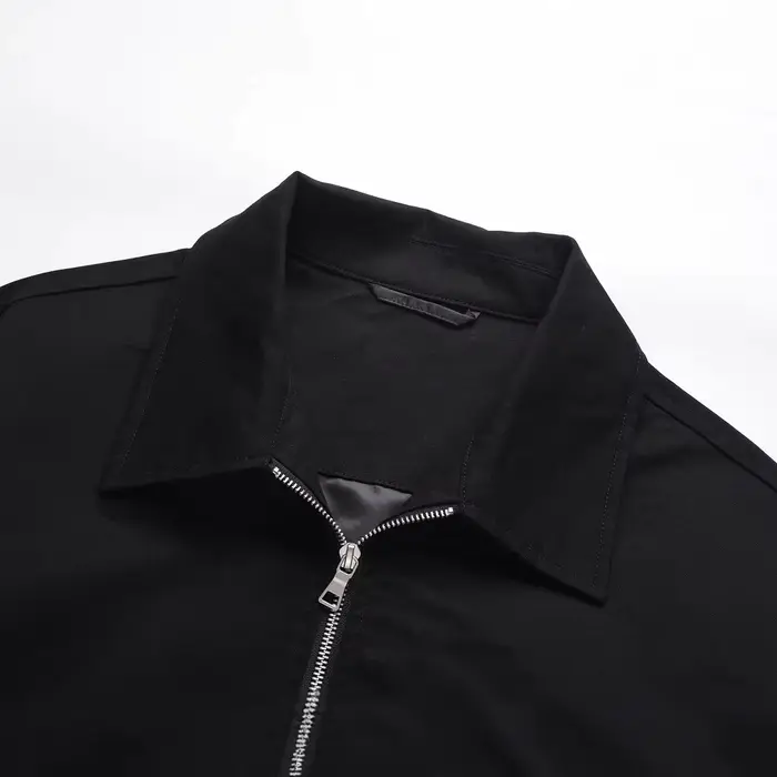 Veste à revers simple rétro de style américain