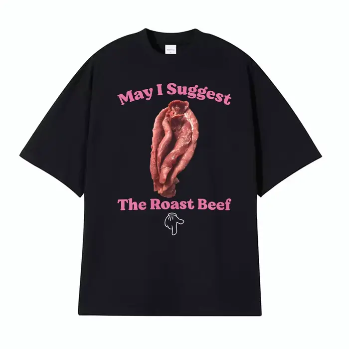 Pouvez-vous me suggérer le t-shirt « Roast Beef » humoristique pour adultes, t-shirts drôles et coqu