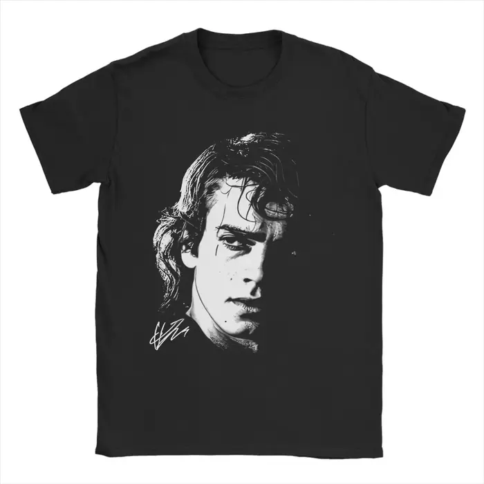 T-shirt Hip-hop Vintage Anakin Skywalker T-Shirts Vintage T-Shirts col rond manches courtes haute qu