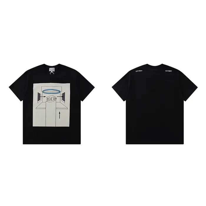 T-shirt Cav Empt pour homme et femme, manches courtes, mode estivale, nouveau style C.E, respirant, 