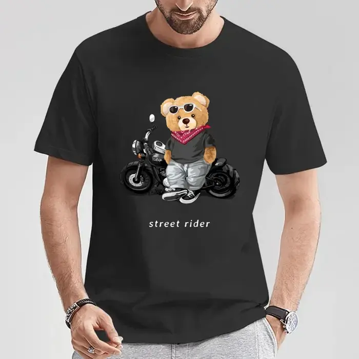T-shirt décontracté à manches courtes pour hommes