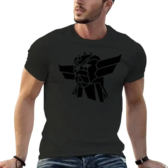 GOLDORAK-T-shirt vintage PO gy pour hommes, chemises d'été, grande taille, médicaments