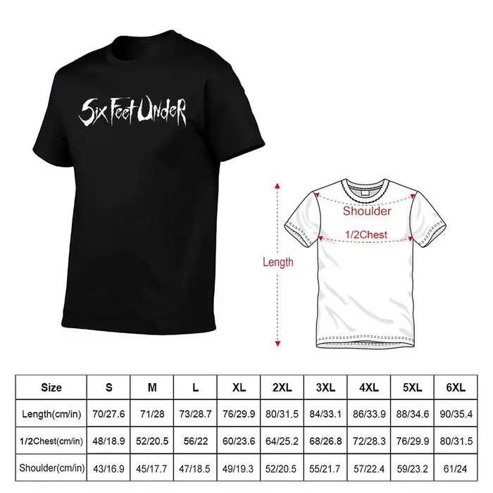 Six Feet Under T-Shirt t-shirt en coton 100% pour homme
