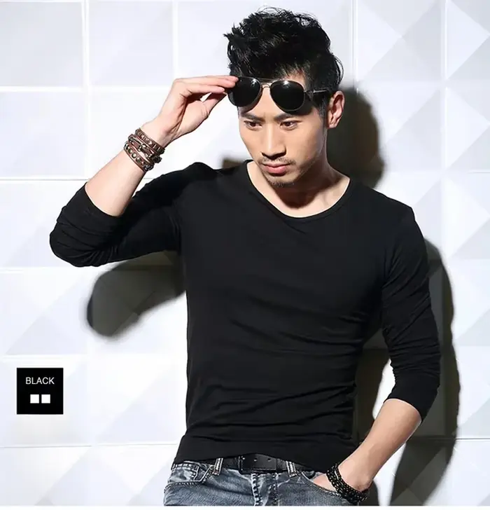 T-shirts pour hommes à manches longues