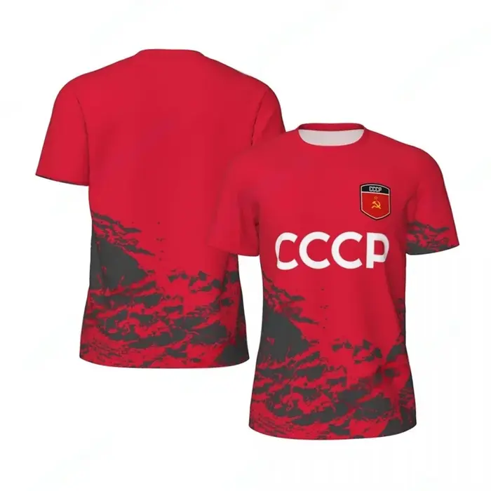 T-shirt à motif CCCP pour homme