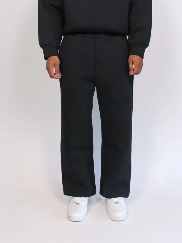 Joggers robustes à jambe droite pour hommes et femmes – Pantalon de sport toutes saisons avec taille