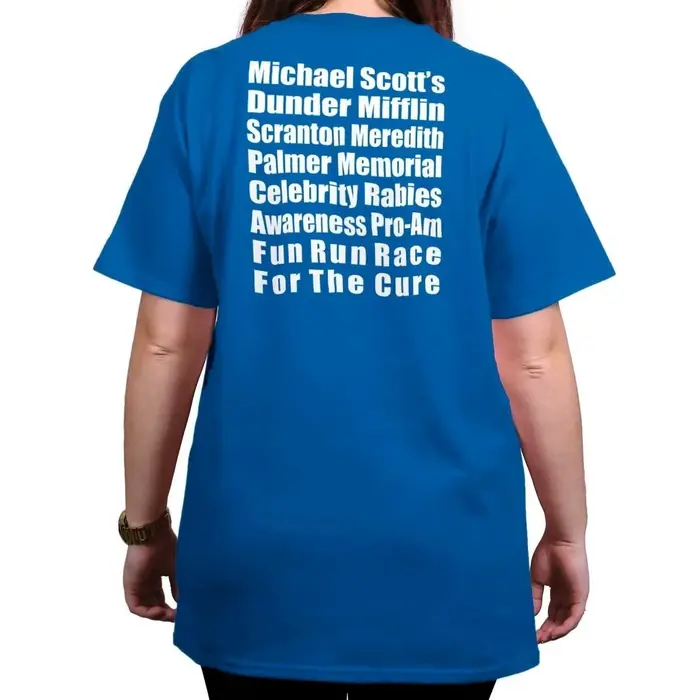 Sunfiz YF-T-shirt bleu avec poche imprimée au dos