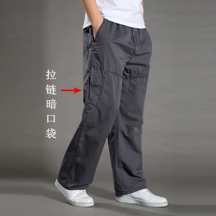 Pantalon Cargo homme été printemps coton vêtements de travail nouveau en grande taille 6XL décontracté escalade Joggers