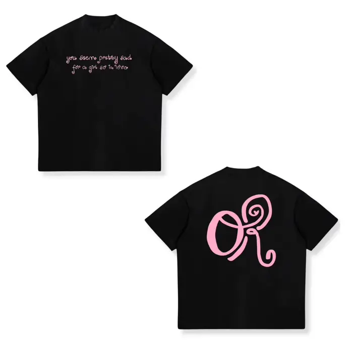 T-shirt graphique unisexe en coton Y2k, surdimensionné, Vintage, Harajuku, Livia You Seem Pretty Sad