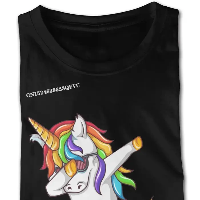 Dabbing licorne T-Shirt hommes garçon 80S Grunge t-shirts chemise pour hommes surdimensionné Anime T-Shirt hommes à la mode marque Vintage T-Shirt