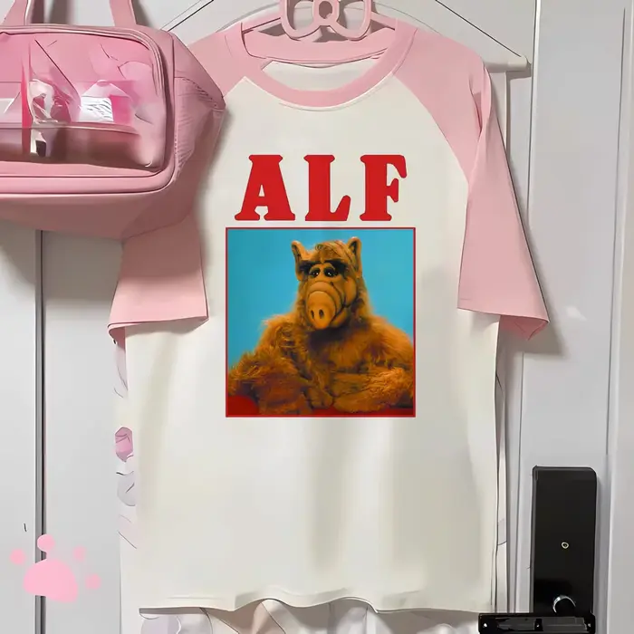T-shirt col rond Alf Alien pour femmes