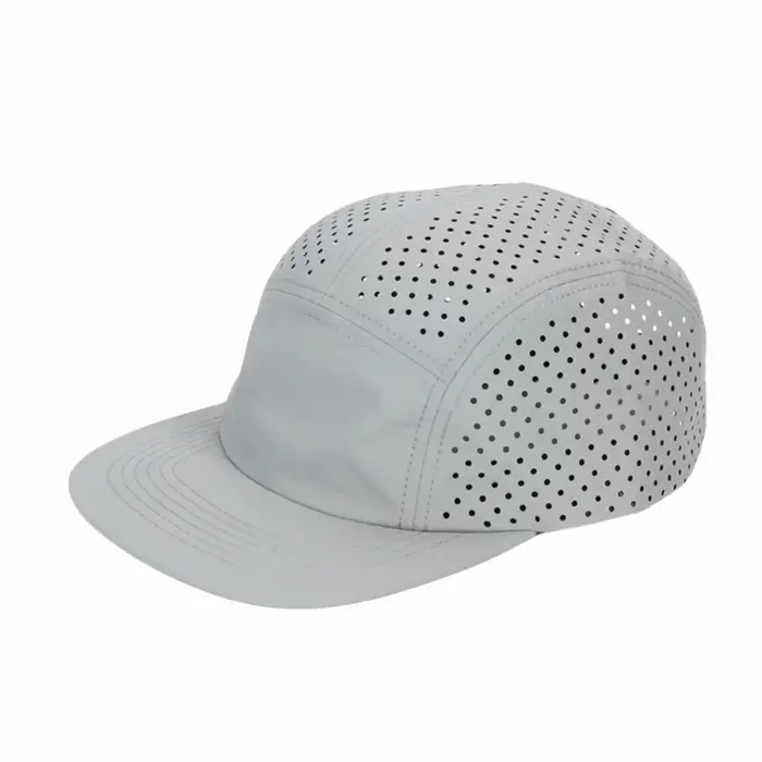 Casquette de baseball ventilée à séchage rapide, casquette de sport souple à 5 panneaux, protection 