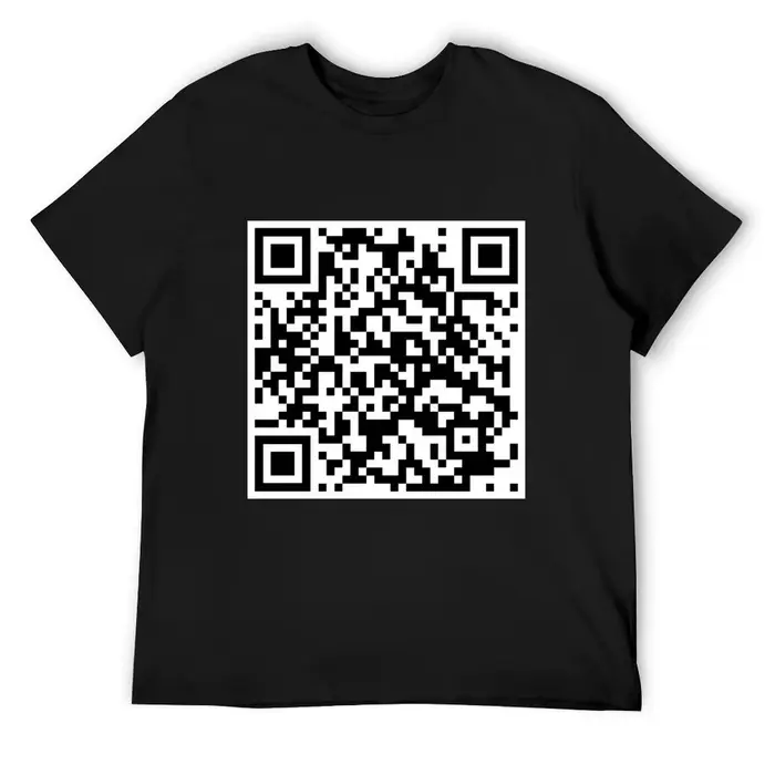 Rick Astley - T-shirt avec code QR Never Gonna Give You Up, t-shirt graphique d'été, t-shirt vintage