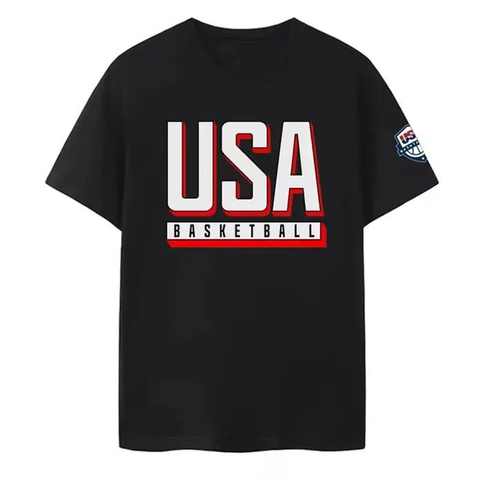 Maillots de basket-ball américain maillots de l'équipe nationale sport hommes vêtements à manches co