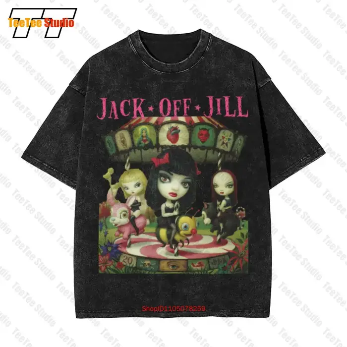 Jack Off Jill T-shirt surdimensionné vintage VC1U
