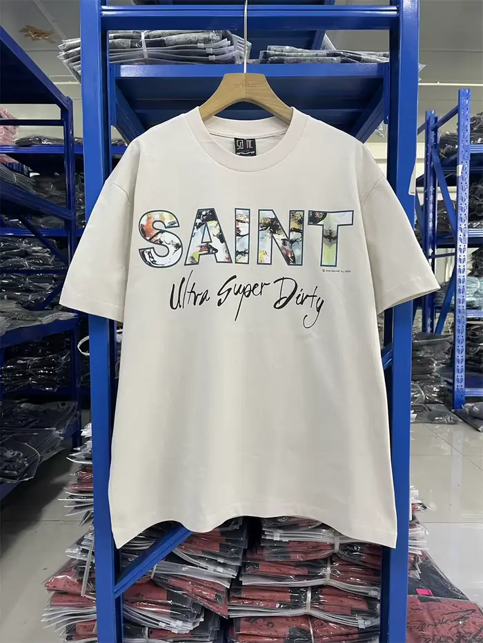 Saint jésus veilleuse Destruction en détresse imprimé à manches courtes T-shirt hommes femmes T peti