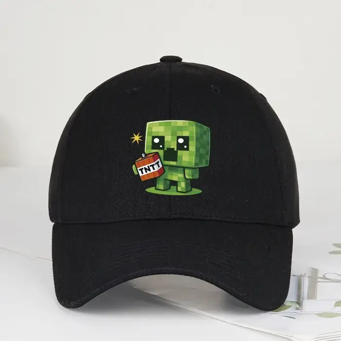 Casquette de baseball à motif Creeper |   Casquette Hip-Hop unisexe, légère et ajustée, idéale pour 