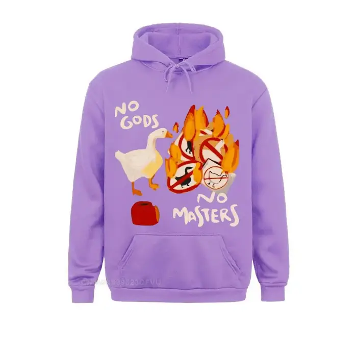 Sweat à capuche Harajuku Untitled Goose Game pour homme, pull drôle, sweat à capuche ras du cou, No 