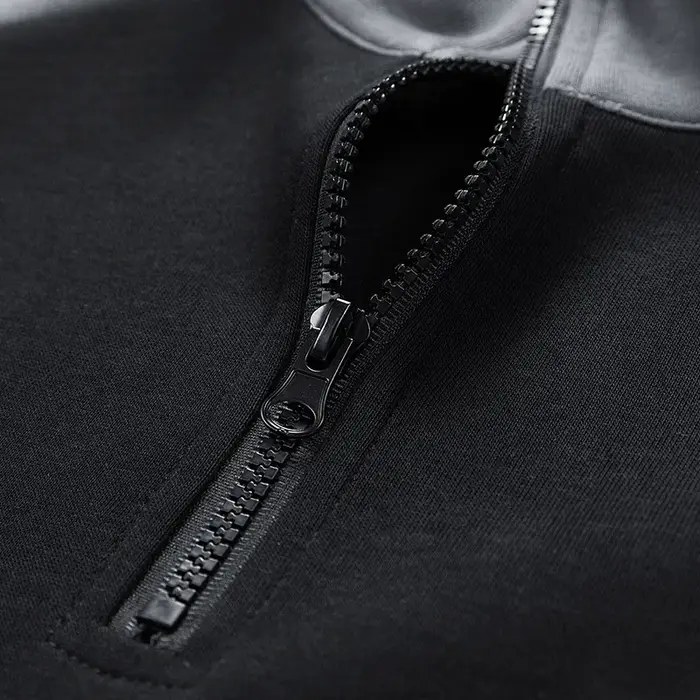 Sweat à capuche ample à fermeture éclair pour hommes