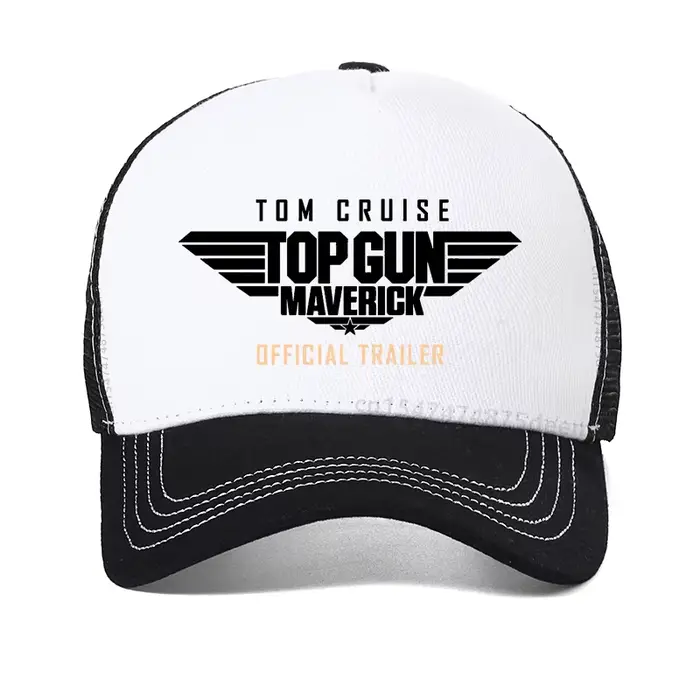 Casquette de baseball respirante Top Gun 2 Maverick, unisexe, été, pour hommes, en maille, style Tik