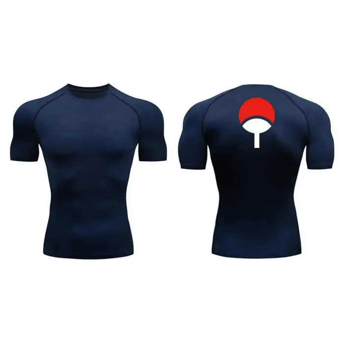 T-shirt de compression graphique pour homme, séchage rapide, couche de base extensible, sous-vêtemen