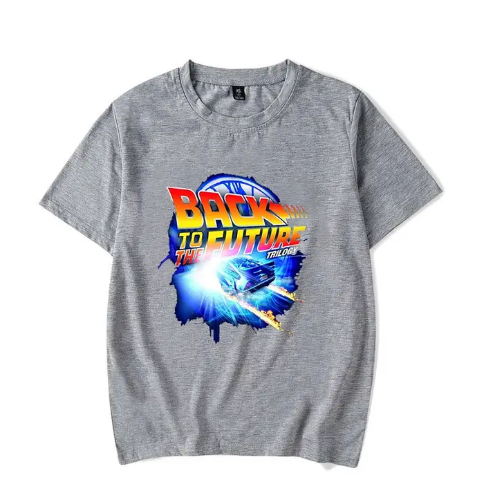 Chaud retour vers le futur T-shirt hommes/femmes T-shirt drôle décontracté Cool Streetwear mode T-sh