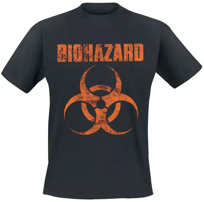 T-Shirt avec Logo Biohazard Band, 100% coton, t-shirt graphique pour hommes et femmes, Streetwear d'