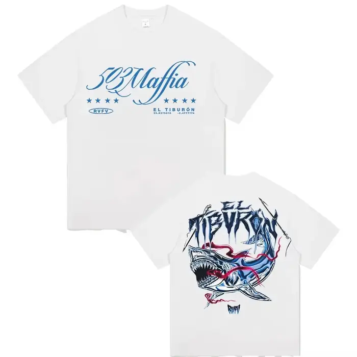 T-shirt 2026 Rap Artist RVFV EL TIBVRON pour hommes et femmes