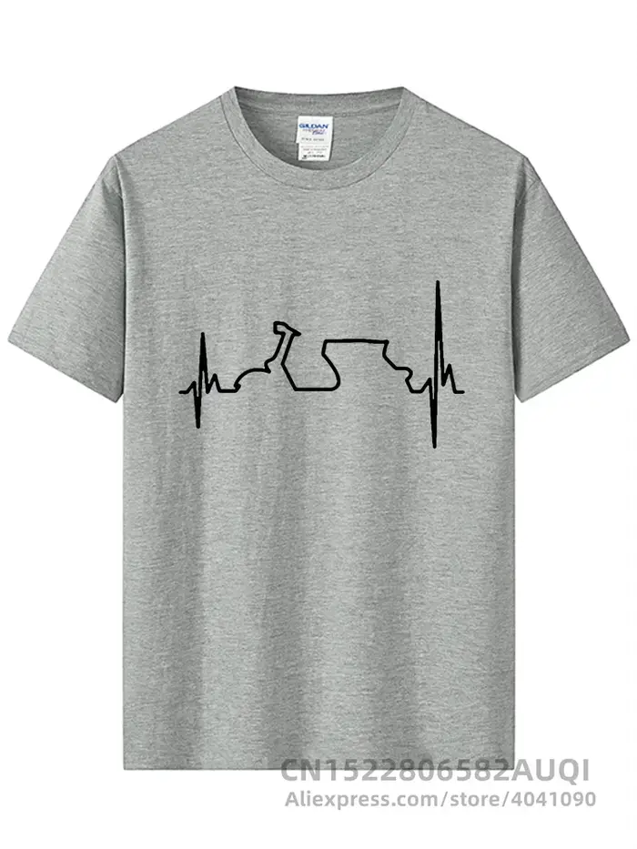 T-shirt humoristique en coton pour homme