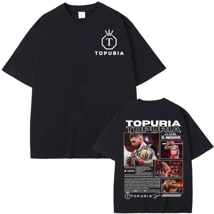 Ilia Topuria Lo Sone El Matador T-shirts graphiques pour hommes mode Vintage à manches courtes T-shirt unisexe