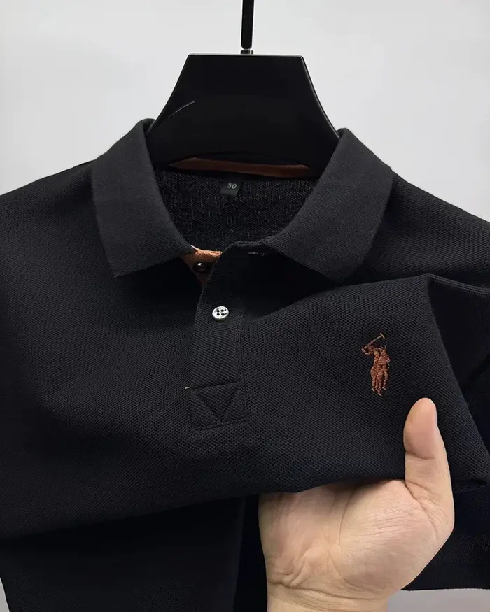 Marque haut de gamme 100% coton manches courtes polo shirt hommes été mode Designer nouveau poney br
