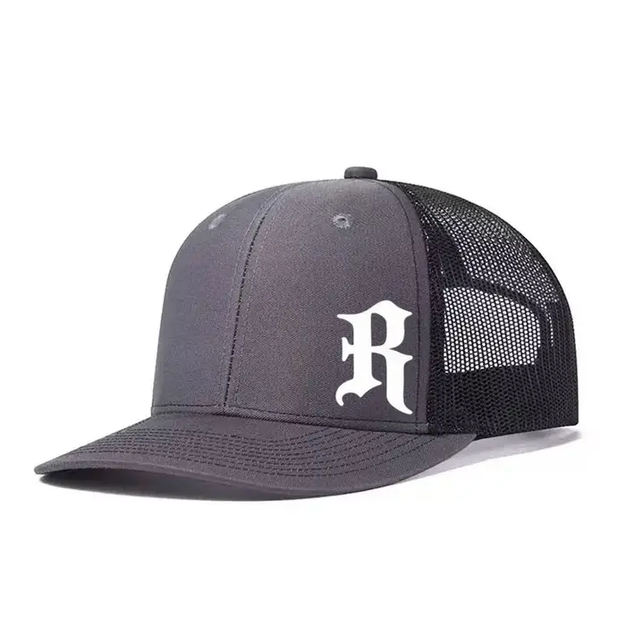 Casquette de baseball ajustable imprimée lettre R
