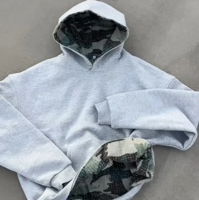 2025 automne et hiver nouvelle mode à capuche à manches longues Camouflage sweat à capuche décontrac