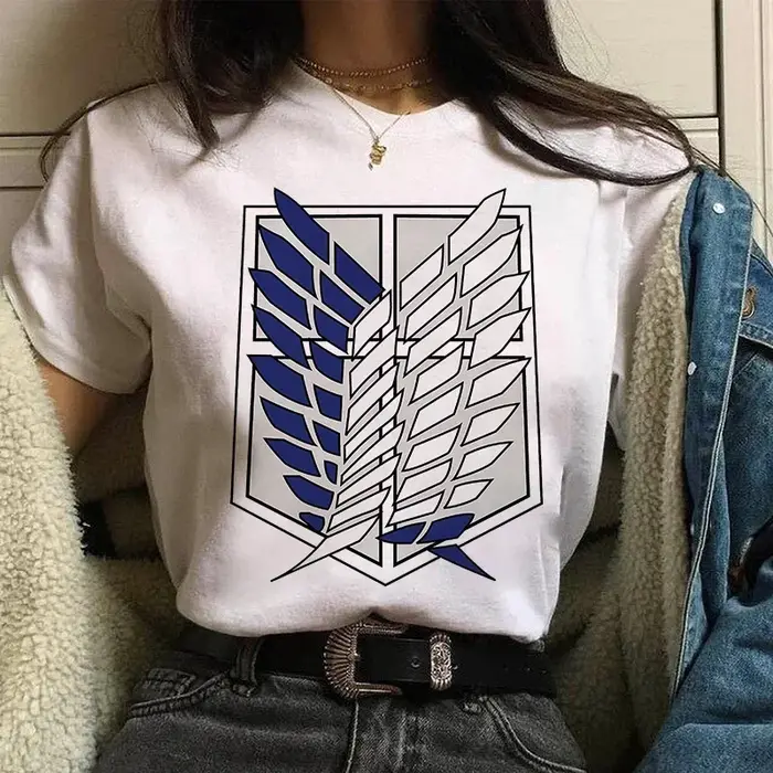 Levi Ackerman T-Shirt attaque sur Titan Anime T-Shirt bande dessinée japonais graphique dessin animé