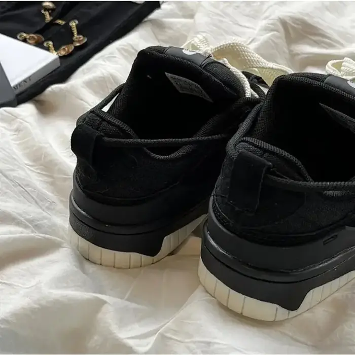 2026 femmes grosse Sneaker mode dentelle conseil chaussures exquise tête ronde