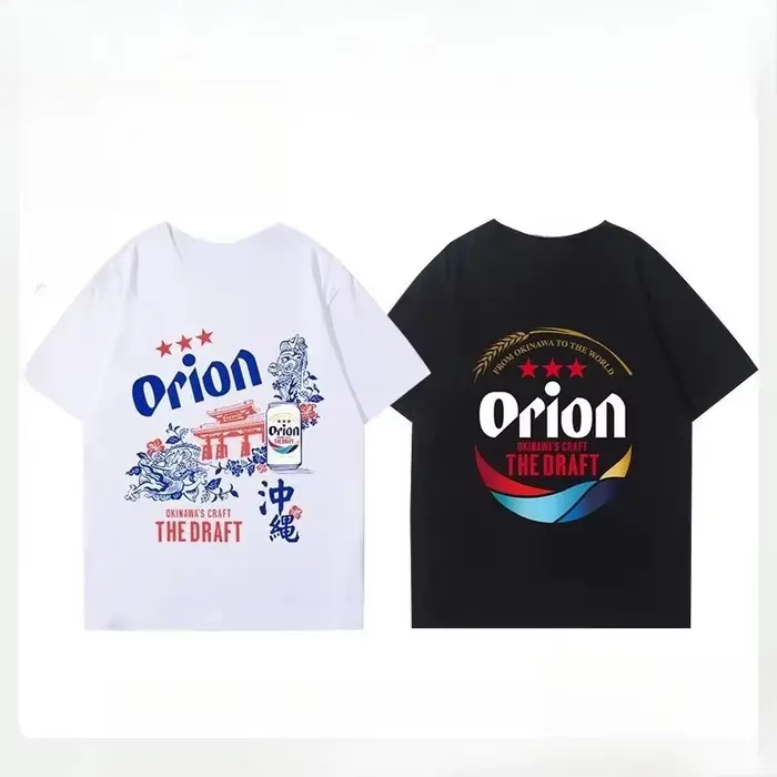 T-shirt d'été en coton pour hommes et femmes Orion Okinawa Beer 2026, confortable et de haute qualit