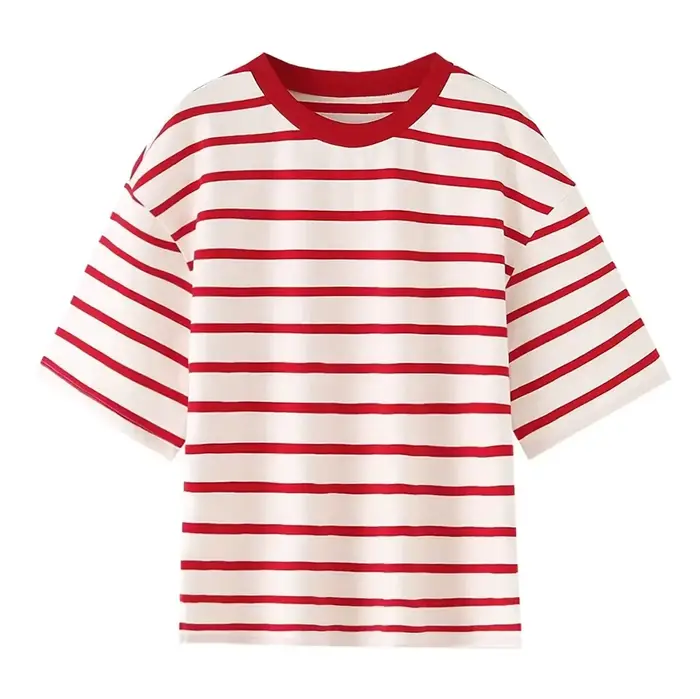 T-shirts pour femmes été 2025 Y2k Streetwear mode filles t-shirt à manches courtes col rond t-shirt 