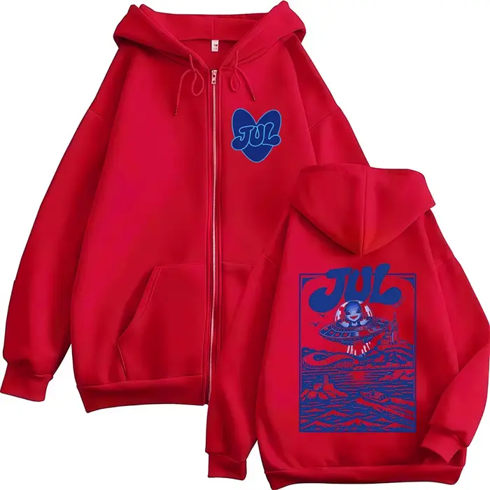 Sweat-shirts à capuche zippés JUL pour hommes et femmes