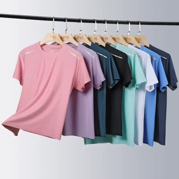 Femmes course T-Shirt réfléchissant haute élastique respirant