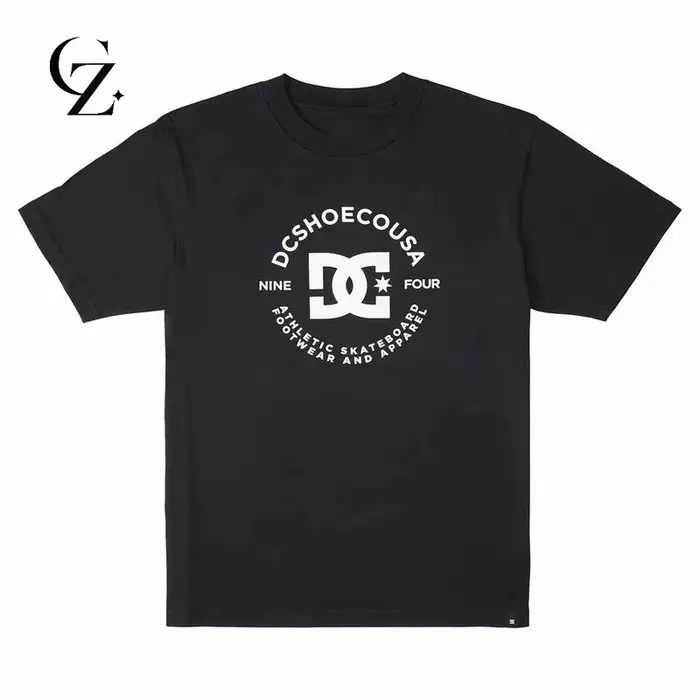 T-shirt de sport de rue unisexe en pur coton imprimé de haute qualité, nouvelle collection été 2026,