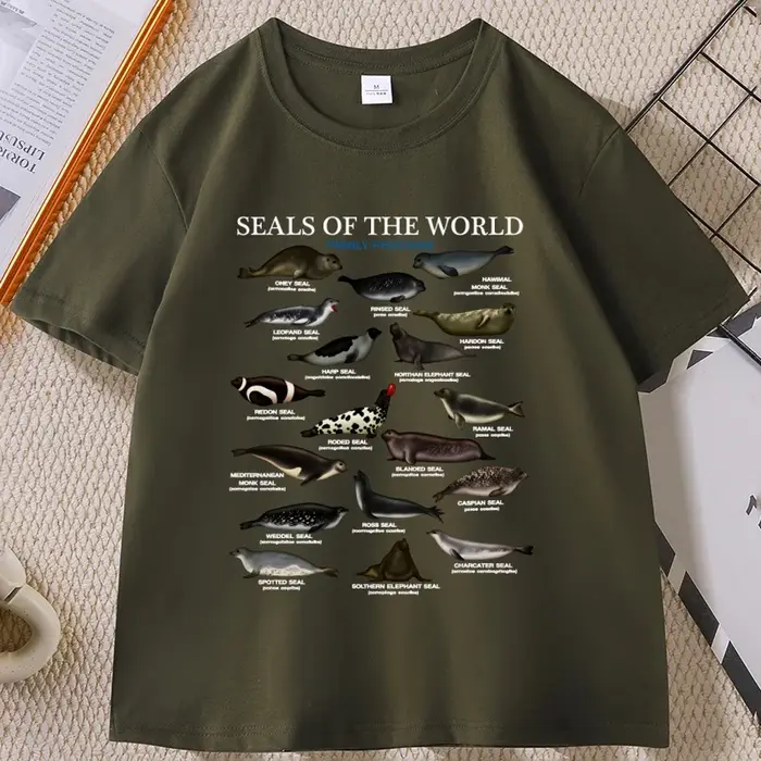 T-shirt Seal Y2k Seals of The World