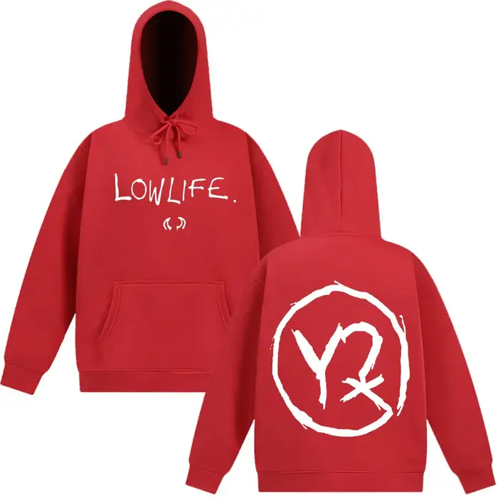 Yungblud Lowlife Album Logo 2025 sweats à capuche automne hiver à manches longues mode Hip-hop sweat