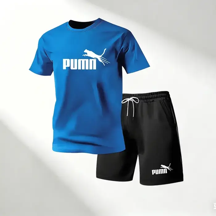 Offre Spéciale 2026 – Ensemble T-shirt et Short de Sport pour Homme