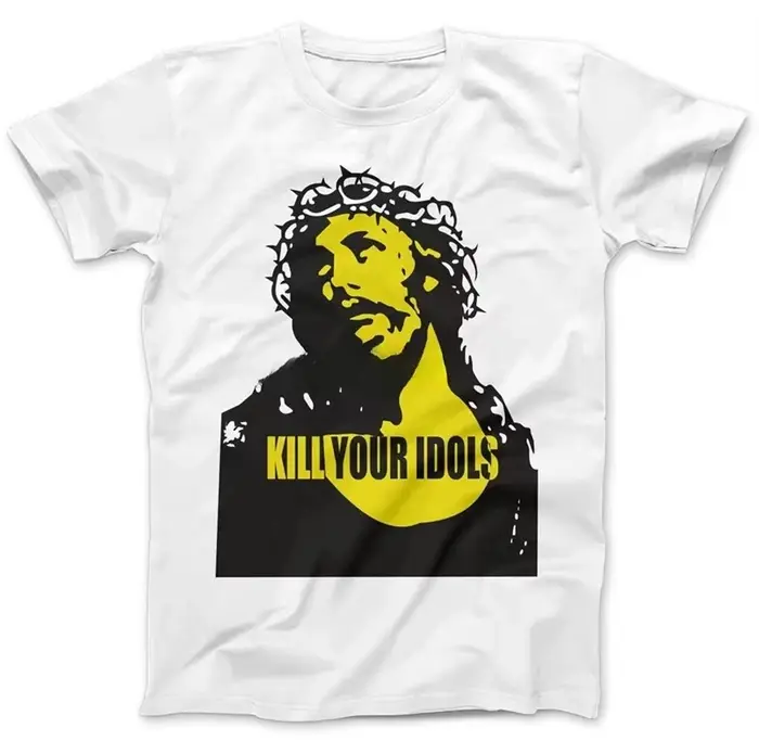 T-shirt Kill Your Idols comme porté par Axl Rose, 100% coton premium, nouveau t-shirt unisexe drôle,