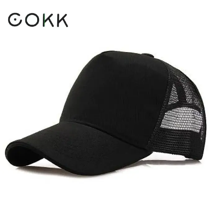 COKK Casquette de Baseball hommes Snapback maille casquettes femmes chapeaux